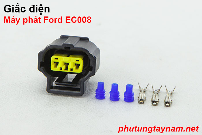 Giắc điện máy phát Ford EC008