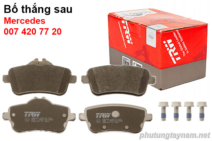 Bố thắng sau Mercedes 0074207720 Bố thắng sau Mercedes 0074207720