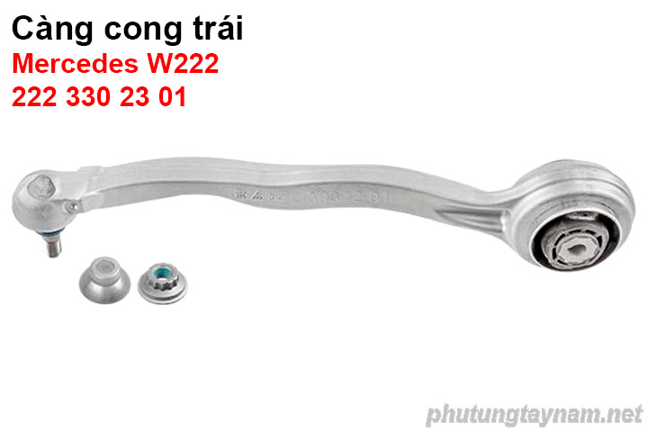 Càng cong trái Mercedes W222 2223302301